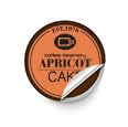 Coffee Beanery Apricot Cake Coffee Pods | 48ct Bulk Flavored Medium Roast | 100% Specialty Arabica | Gourmet