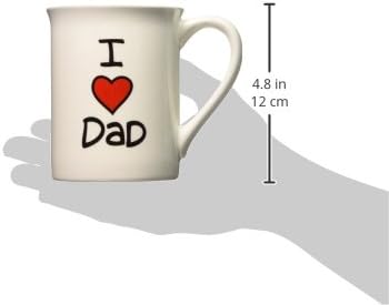 Our Name is Mud “I Heart Dad” Stoneware Mug, 16 oz.