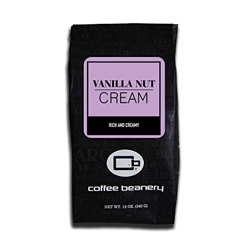 Vanilla Macadamia Nut Flavored Coffee, Specialty Arabica Coffee, Medium Roast, 12 ounce, Very Fine