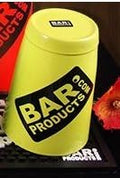 BarConic Custom Weighted Neon Yellow BarProducts Logo Cocktail 16oz Shaker Tin