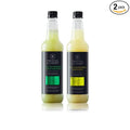 Twisted Alchemy Cold Pressed Fresh Juice For Craft Cocktails - All Natural, Hand Squeezed Juice Cocktail Mixer - (Lemon/Lime, 25 Oz Bottle, 2 Bottle Set) - No Sugar Added, Preservative Free, Ships Cold, Non-GMO, 100% Pure - Unpasteurized Ships Cold