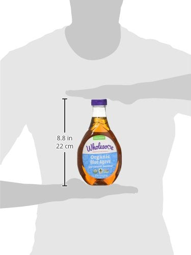 Wholesome Sweeteners 44-Ounce Organic Blue Agave Nectar, Fair Trade, 100% Pure, Non GMO, Gluten Free & Vegan, 1 Pack