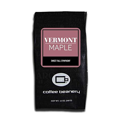 Maple Syrup Flavored Coffee, Specialty Arabica Coffee, Medium Roast, 12 ounce, Coarse