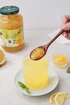 Damtuh Korean Honey Lemon Tea Preserves – Natural Sweetness, No Artificial Ingredients, Perfect for Hot or Iced Beverages, Jams, or Salad Dressings – 2.2lb, 1000g (Pack of 2)