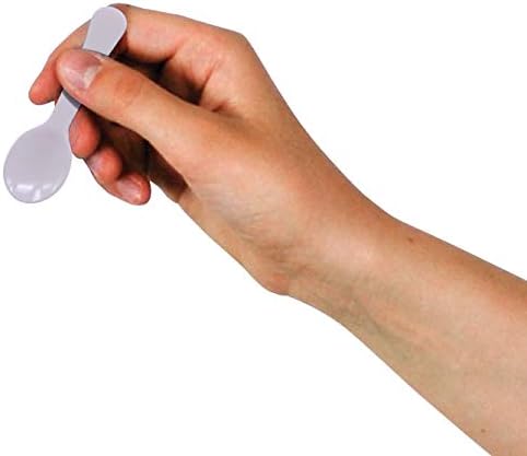 Extra Sturdy, Gmark 100pc 3" Taster Spoons Plastic Mini Spoons, Extra Sturdy, BPA Free, For Ice Cream, Dessert, White 1 Box Set GM1002F