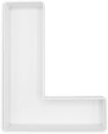 10" Reusable Plastic Box Form Tray Display for Treats, Charcuterie, Cake Pop, Candy, Charcuterie Box, Custom Charcuterie Letters Fillable - Reusable Letter Box - (White Plastic, L)