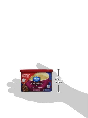 Maxwell House International Cafe Francais Café, 7.6 oz Tub (Pack of 8)