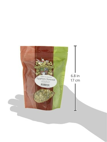Egyptian Camomile Herbal Tea - Loose Leaf Pouches - 2oz | Grown in Nile Delta | Fruity Aroma Calming Blend | Herbal Tea for Evening Relaxation
