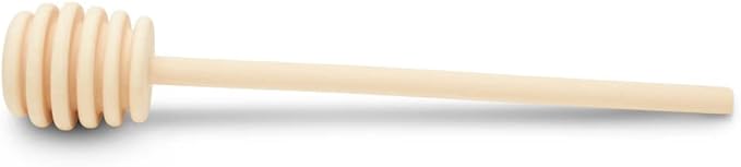 Wooden Honey Dipper Sticks, Honey Comb Wand Stirrers for Tea, Honeycomb Dripper Stir Spoons, Wood Dabber Combs Drizzler Sticks for Cake Pops, 8" Charcuterie Drizzle Dippers Pack of 12 by Woodpeckers