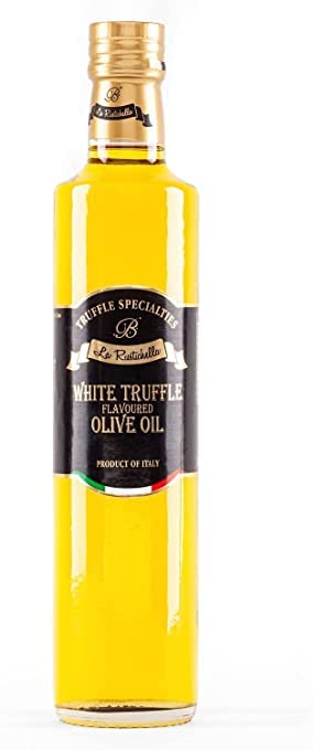La Rustichella - White Truffle Olive Oil 25.36 fl oz (750 ml) - 100% Made in Italy | Vegan, Gluten-Free, Cholesterol-Free