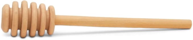 Wooden Honey Dipper Sticks, Honey Comb Wand Stirrers for Tea, Honeycomb Dripper Stir Spoons, Wood Dabber Combs Drizzler Sticks for Cake Pops, 6" Charcuterie Drizzle Dippers Pack of 6 by Woodpeckers