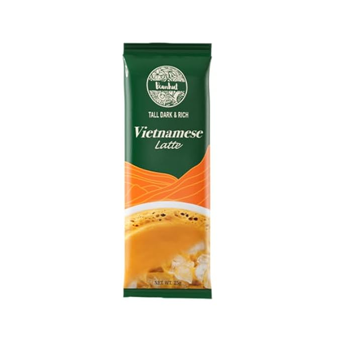 Beanhut's Vietnamese Latte, Instant Coffee Mix, 3 in 1 Coffee Mix, 25g x 50 sticks(2.75 lb)