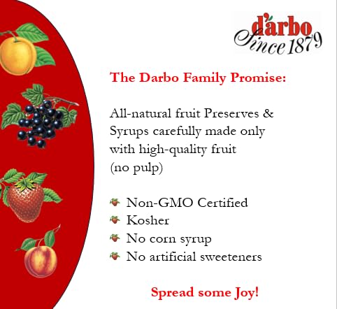 D'arbo Syrup Single Bottle Elderflower 500ml (16.9oz) Bottles From Austria