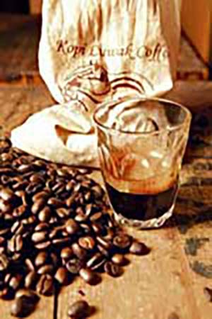 Kopi Luwak Coffee, Sustainably Sourced, World's Most Expensive Coffee, Ground, Sample Size, Fresh Roasted, 2-ounce