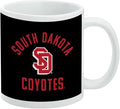 South Dakota Coyote Ceramic Coffee Mug, Novelty Gift Mugs for Coffee, Tea and Hot Drinks, 11oz, White