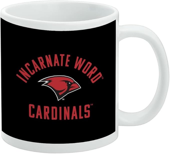 University of the Incarnate Word Cardinals Ceramic Coffee Mug, Novelty Gift Mugs for Coffee, Tea and Hot Drinks, 11oz, White