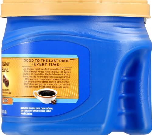 Maxwell House Master Blend Mild Roast Ground Coffee, 26.8 oz Canister