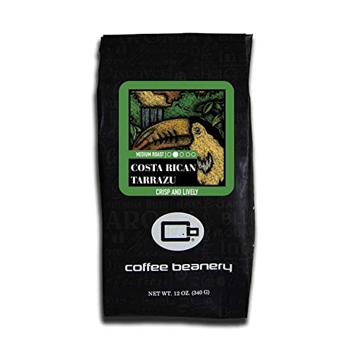 Costa Rican Tarrazu Specialty Coffee | 1 Bag of 12oz. Coffee (Automatic Drip Ground) | Light-Medium Roast
