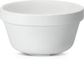 1 Pieces Ceramic 1.6qt Pudding Basins White 8 Inch Christmas Pudding Mold Bowls for Steaming Ovenproof Durable and Sturdy Porcelain Steamed Plum Puddings Bowl Basin, Easy to Clean