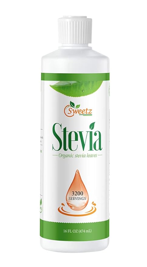 Liquid Stevia –Stevia Sweet Drops – Made from Reb-D Rich Organic Extract – Concentrated Liquid Sweetener for Drinks, Food, and Pastries, No Calories, and No Carbs – 16 FL OZ (3200 Servings)