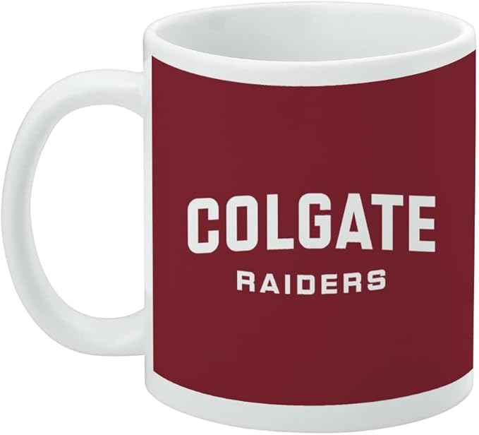 Colgate University Raiders Logo Ceramic Coffee Mug, Novelty Gift Mugs for Coffee, Tea and Hot Drinks, 11oz, White