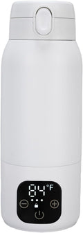 Travel Electric Kettle, 500ml IPX6 Cordless Mini Portable Electric Kettle for Hot Boiling Water, 316 Stainless Steel USB Portable Small Water Heater Coffee Cup for Tea Milk