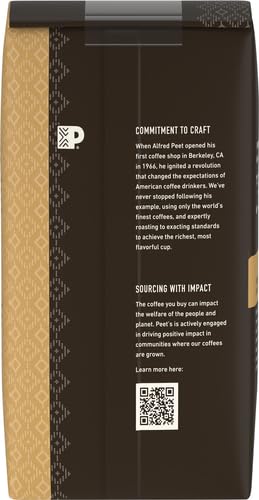 Peet's Coffee Medium Roast Ground Coffee | Big Bang | 36 Ounces | 2 Bags