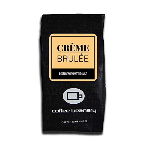 Creme Brulee Flavored Coffee, Specialty Arabica Coffee, Medium Roast, 12 ounce, Coarse
