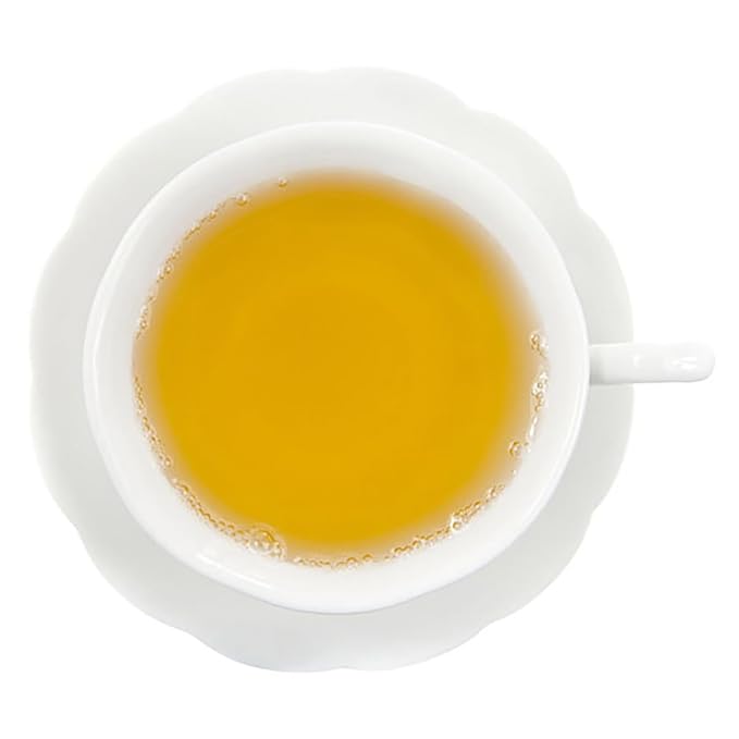 English Tea Store - Lemon Green Tea | Loose Leaf Pouch 4oz | With Lemon Peel and Flower Petals | Low Caffeine | Vegan and Kosher | Enjoy Hot or Iced | High Antioxidant Green Tea Blend