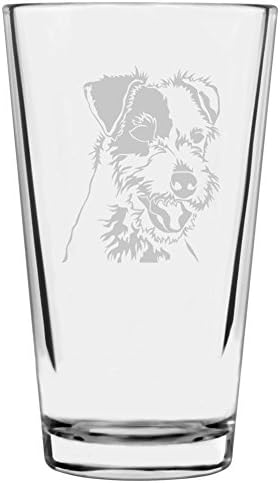 Parson Russell Terrier Custom Personalized Dog Themed Etched All Purpose 16oz Pint Glass