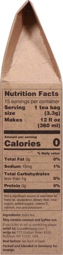 teapigs English Breakfast Tea, 1.76 Ounce, 15 Count (501)