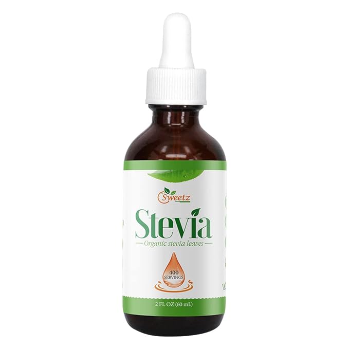 Liquid Stevia – Sweet Drops – Made from Reb-D Rich Organic Stevia Extract –Concentrated Liquid Sweetener for Drinks, Food, & Pastries, No Calories, & Carb –2 FL OZ Glass Bottle (400 Servings)
