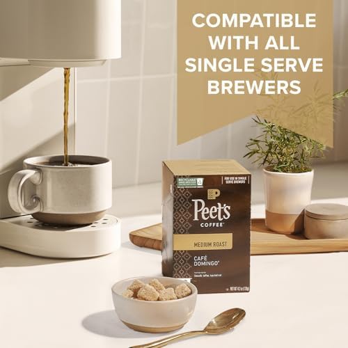 Peet's Coffee, Dark Roast Keurig K-Cup Pods - Holiday Blend 60 Count (6 Boxes of 10 K-Cup Pods)