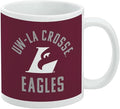 University of Wisconsin - La Crosse University Eagles Ceramic Coffee Mug, Novelty Gift Mugs for Coffee, Tea and Hot Drinks, 11oz, White