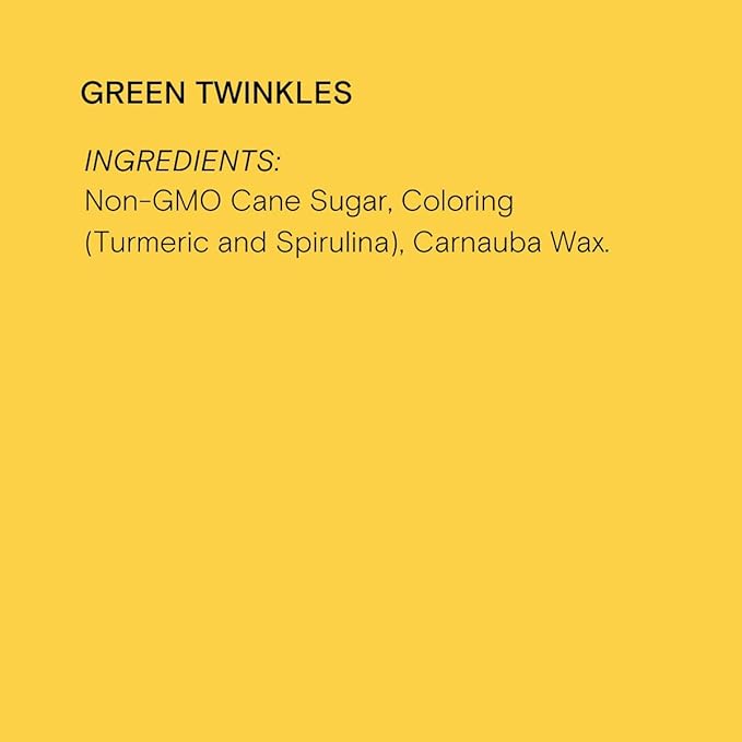 Supernatural Twinkles Sprinkles, Emerald Green Sanding Sugar, Non-GMO, Vegan, 3oz, Made in USA