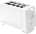 2-Slice Toaster, Bread Toaster with 6 Shade Settings, Removable Tray with Reheat & Cancel Buttons, Easy Clean, Compact for Dorm, RV, Office (White)