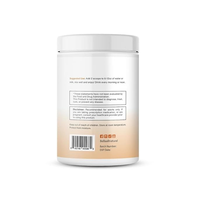 Bella all Natural Probiotic Caramel Mocha Coffee - 500g - Probiotic & Prebiotic Powder