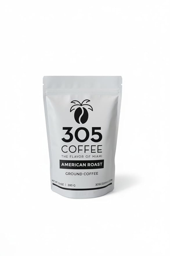 305 Coffee, Miami Blend, Premium Ground Coffee (10 oz, American)