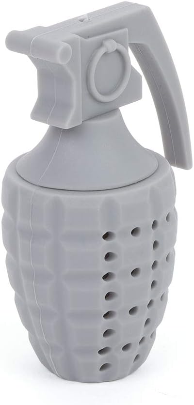 Cute Silicone Tea Infuser Loose Leaf Tea Steeper Tea Accessories Tea Diffusers Shape Design Tea Filter Funny Tea Strainer (Grey)
