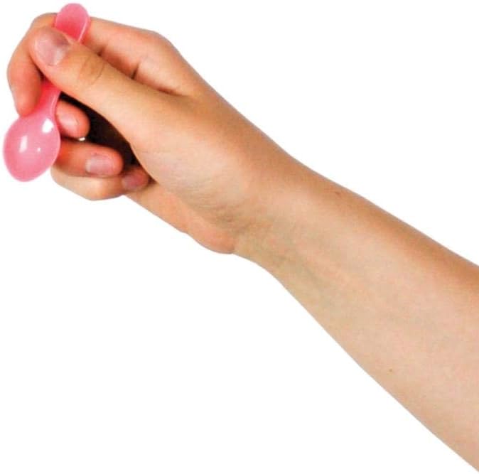 UNIQ 3000-Count 3 Inch Pink Mini Plastic Tasting Spoons | Disposable Small Taster Spoons for Food, Ice Cream, or Spices | Frozen Dessert Supplies