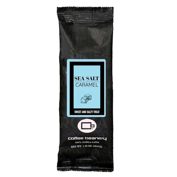 Coffee Beanery Sea Salt Caramel Flavored Coffee - 1.75oz Try-Me-Coffee-Sampler