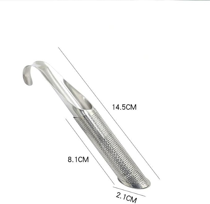 Stainless steel tea drinkers, 304 grade loose leaf tea filters with brackets, suitable for fine pore tea balls in cups, cups, and pots, perfect for tea, spices, and cold brewing