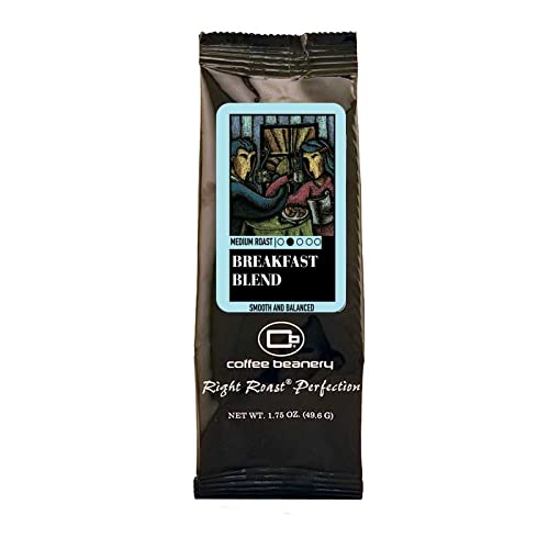 Breakfast Blend Specialty Coffee, 1-1.75oz Try Me Size Coffee Sampler, Light-Medium Roast