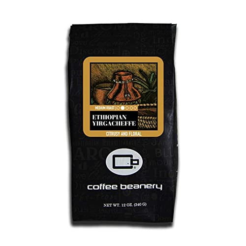 Ethiopian Yirgacheffe Specialty Coffee | 1 Bag of 12oz. Coffee (Automatic Drip Ground) | Light Roast