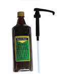 Brown Sugar Syrup 1 Liter Bottle Bundle - Authentic BrownSugar Syrup, Premium Taste - Perfect for Starbucks Coffee, Lattes, and Desserts with KK&A Collection Black Pump
