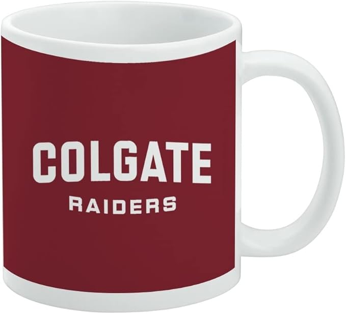 Colgate University Raiders Logo Ceramic Coffee Mug, Novelty Gift Mugs for Coffee, Tea and Hot Drinks, 11oz, White