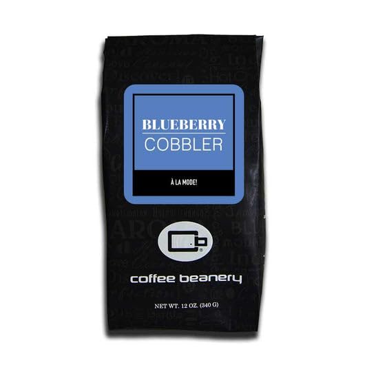 Blueberry Cobbler Flavored Coffee, Specialty Arabica Coffee, Medium Roast, 12 ounce, Fine