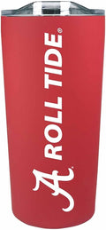 Campus Colors NCAA Stainless Steel Tumbler perfect for Gameday - 18 oz - Double Walled - Keeps Drinks Perfectly Insulated (Alabama Crimson Tide - Crimson)