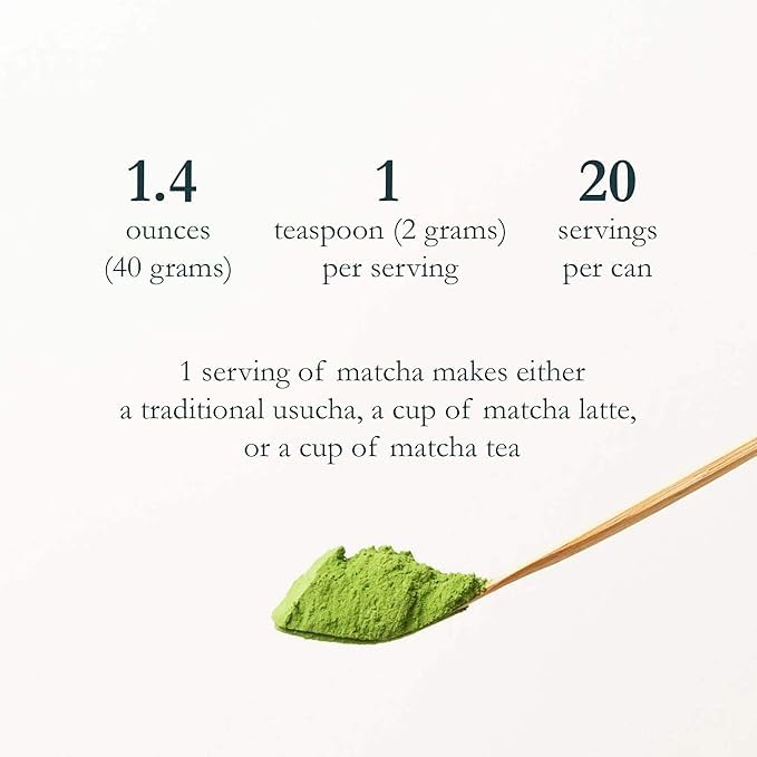 Naoki Matcha Organic Barista Blend Premium Grade Matcha - Authentic Japanese Matcha Green Tea Powder from Japan (40g / 1.4oz)