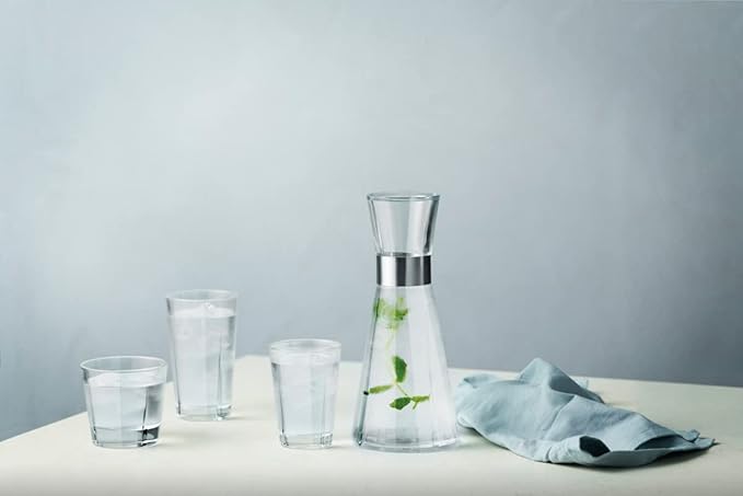 Rosendahl Grand Cru Cafe Glass, Clear, 5.3" H x 3.1" D, 12.5 oz, Set of 4, Designed by Erik Bagger, Gift Box Included